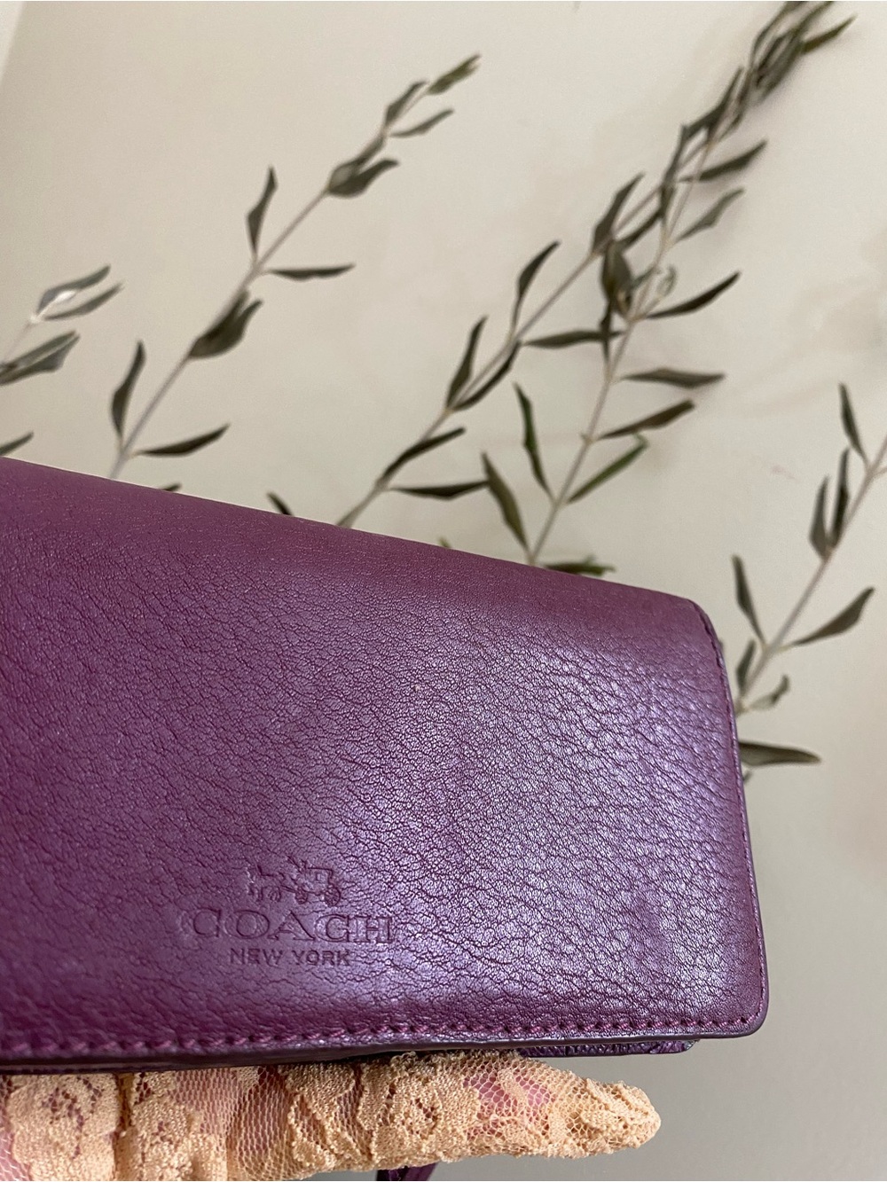 Coach Leather wristband Wallet
